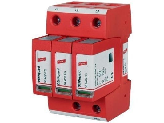 DEHN 952300 952300 DEHNguard M TNC 275 Ylijännitesuoja Ylijännitesuojaus: jakokaappi 40 kA 1 kpl 1 kpl