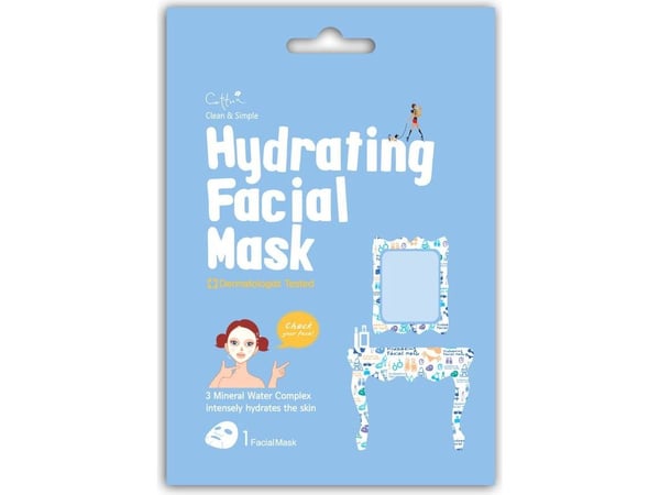 Cettua Hydrating Facial Mask intensivt fuktgivende ansiktsmaske i ark Cettua Hydrating Facial Mask intensivt fuktgivende ansiktsmaske i ark