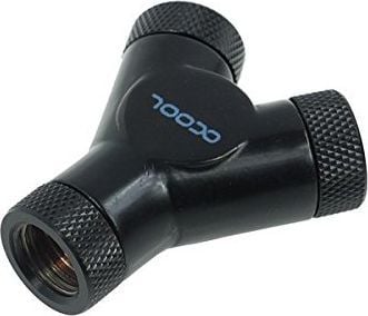 Alphacool HF Y connector - Forbindelsesadapter for væskekjølesystem - mørkesvart