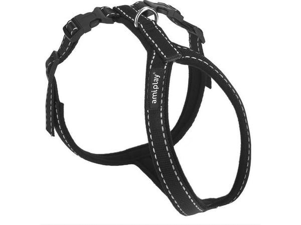 Amiplay seleförlängare pad M 34x49-59 cm svart