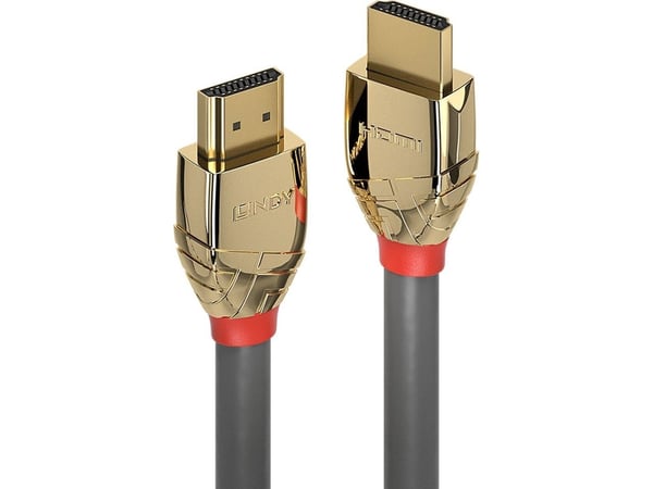 Lindy 37861, 1 m, HDMI Type A (Standard), HDMI Type A (Standard), 4096 x 2160 piksler, 18 Gbit/s, Grå