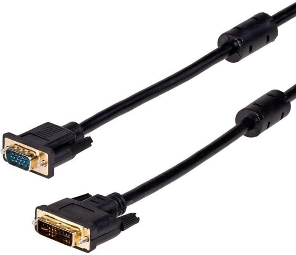 Akyga DVI-I - D-Sub (VGA) kabel 1,8 m svart (AK-AV-03)
