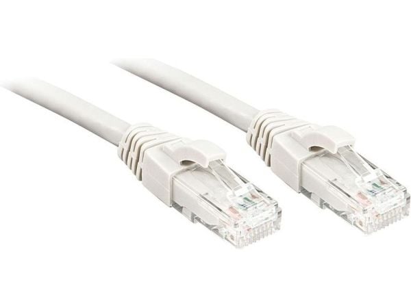Lindy 48093, 2 m, Cat6, U/UTP (UTP), RJ-45, RJ-45, Hvit