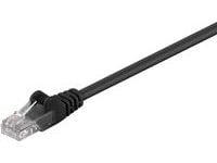 MicroConnect - Nettverkskabel - RJ-45 (hann) til RJ-45 (hann) - 25 cm - UTP - CAT 5e - flertrådet - svart