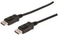 ASSMANN - DisplayPort-kabel - DisplayPort (hann) til DisplayPort (hann) - 10 m - formstøpt - svart
