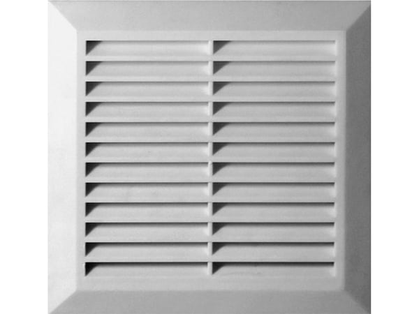 AWENTA ventilationsgaller vit med nät 137 x 137 mm (T40)