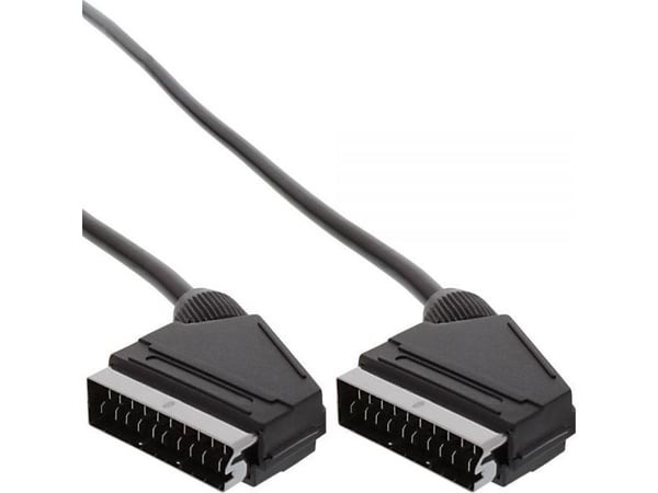 Kaapeli InLine SCART - SCART 5 m musta (89975)