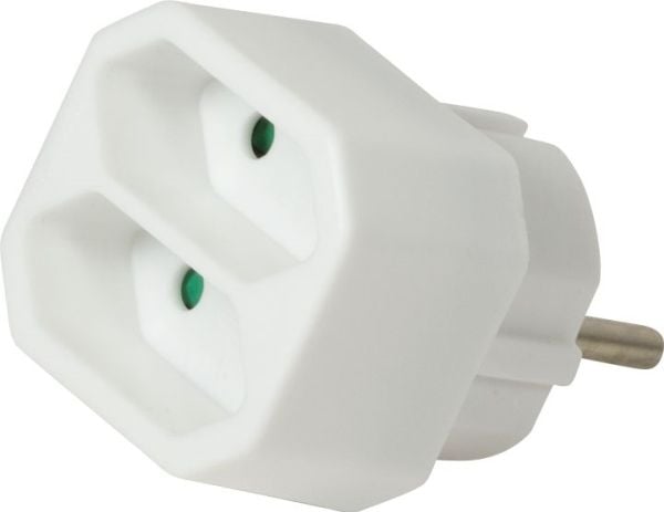 LogiLink LPS218, Sisätila, Valkoinen, RoHS, 2 AC-pistorasia(a), 250 V, 1100 W