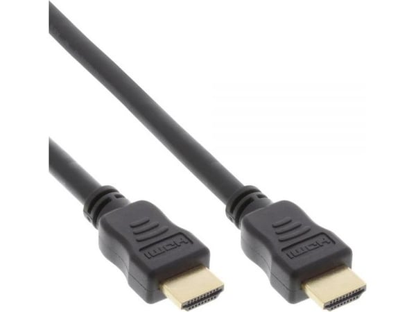 InLine høyhastighets HDMI-kabel med Ethernet - Video/lyd/nettverkskabel - HDMI - HDMI, 19-pinners (M) - til - HDMI, 19-pinners (M) - 10 m - Trippel...