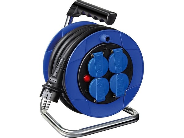 Brennenstuhl Garant Kompakt IP44 4 x 230V musta 8m jatkojohto (1072444)