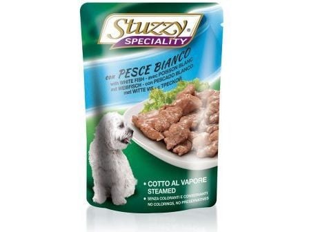 Stuzzy STUZZY PIES 100g annospussi.SPECIAL VALKOINEN KALA
