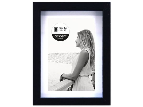Nielsen Aura svart 18x24 i tre inkl. passepartout 1134000
