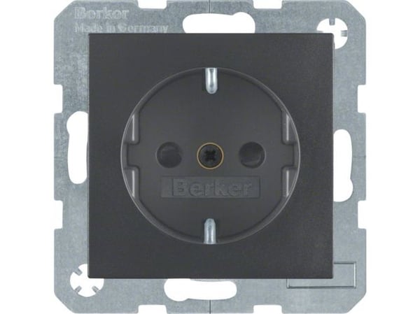 Berker 47231606, tyyppi F, antrasiitti, Termoplast, IP20, 250 V, 16 A