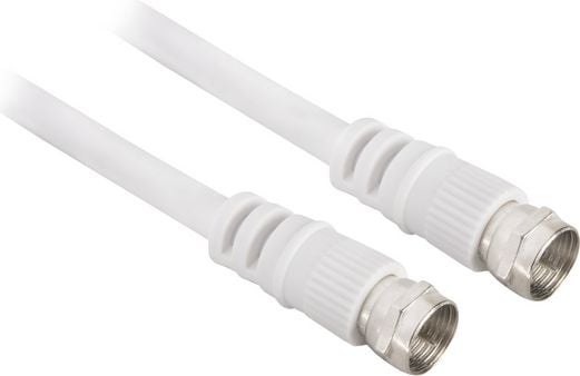 Goobay AKF 150 1.5m, 1,5 m, Koaksial, Koaksial, Hvit