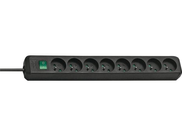Brennenstuhl Eco-Line power strip ordinary 8 sockets 3m black (1159301018)