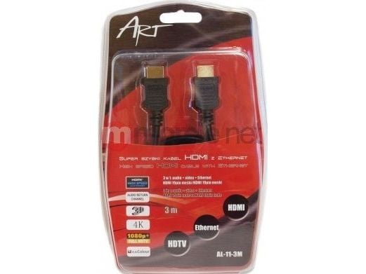 HDMI-kabel Art til HDMI, 3 m, svart (KABHDMI/HDMIAL11)