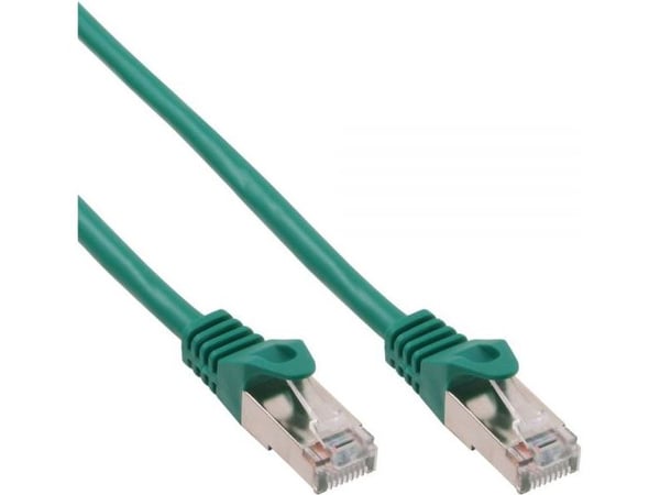 InLine 4043718123551, 1,5 m, Cat5e, SF/UTP (S-FTP), RJ-45, RJ-45, Grønn