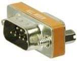 goobay - Sarjaliitännän sukupuolenvaihdin - DB-9 (uros) DB-9 (uros) - peukaloruuvit - sormiruuvit