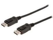 ASSMANN - DisplayPort kaapeli - DisplayPort (han) til DisplayPort (han) - 3 m - formet - sortti