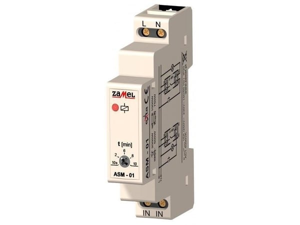 Zamel trappautomat 16A 48mA 1NO 230V AC ASM-01