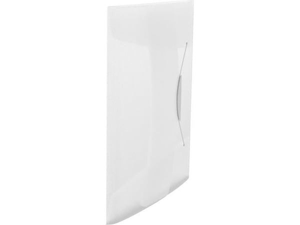 Esselte Vivida - 3-fliksmappe - for A4 (210 x 297 mm) - kapasitet: 150 ark - gjennomskinnelig, livlig hvit