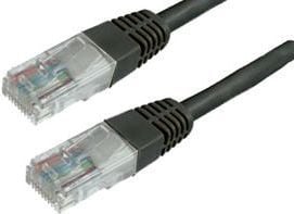 MediaRange - Koblingskabel - RJ-45 (hann) til RJ-45 (hann) - 2 m - skjermet - CAT 6 - svart