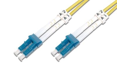 DIGITUS Professional - Koblingskabel - LC/PC-enkeltmodus (hann) til LC/APC-enkeltmodus (hann) - 2 m - 2 m - fiberoptisk - dupleks - 9 / 125 micron ...