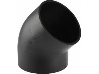 Geberit PEH mutka 45 astetta Ø 90 mm