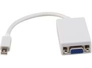 ROLINE Mini DisplayPort-VGA Adapter, Mini DP M - VGA F white, Hvit