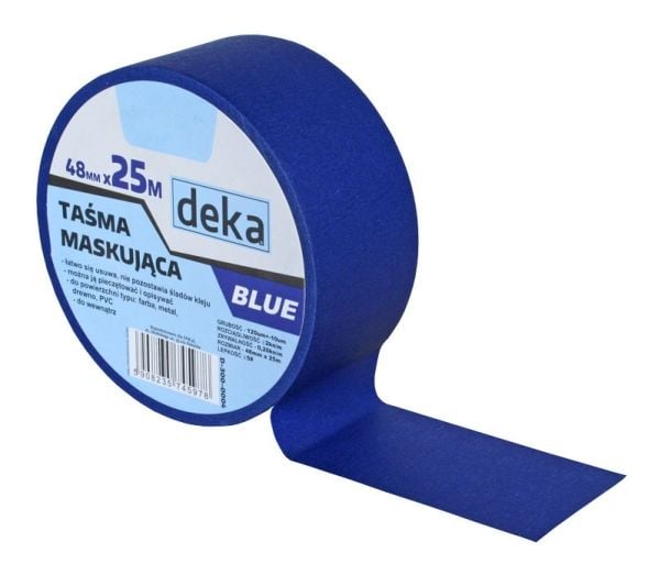 Deka maalarinteippi SININEN 48mm 25mb 25mb
