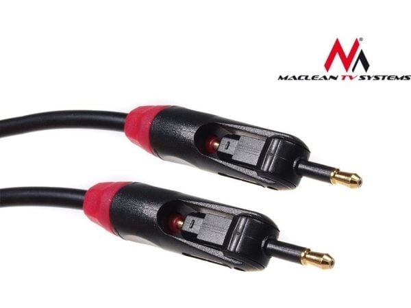 Kaapeli Maclean Toslink Mini - Toslink Mini 0.5m musta (MCTV-642)