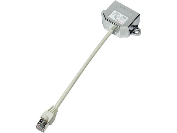 LogiLink NP0044, 10/100Base-T(X), Cat5e, Metallisk, Hvit, 0,15 m, 300 g