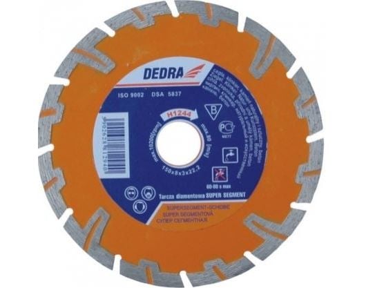 Dedra Super Segment diamantskive for skjæring av betong 180mm H1245