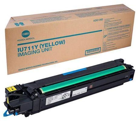Konica Minolta IU-711Y - Gul - original - bildebehandlingsenhet for skriver - for bizhub C654, C754