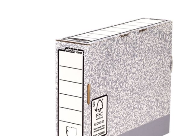 Bankers Box System - Boksfil - bokryggbredde: 80 mm - for A4 (210 x 297 mm) - grå
