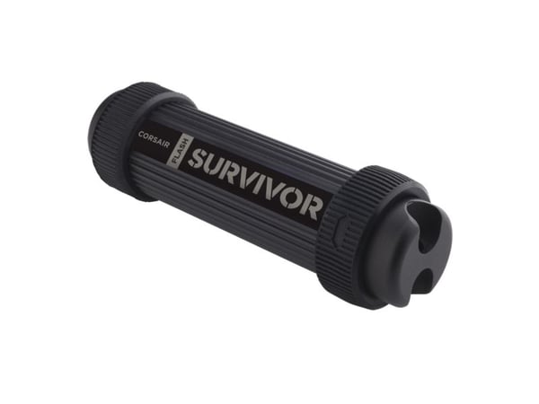 Corsair Flash Survivor Stealth, 64 GB, USB Type-A, 3.2 Gen 1 (3.1 Gen 1), Andra, Svart