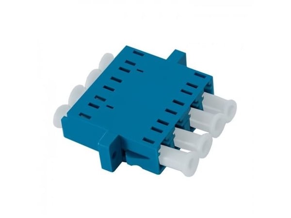 Qoltec Quad - Verkkoliitin - LC/UPC yksimuotoliitin (naaras) LC/UPC yksimuotoliittimeen (naaras) - valokuituverkko
