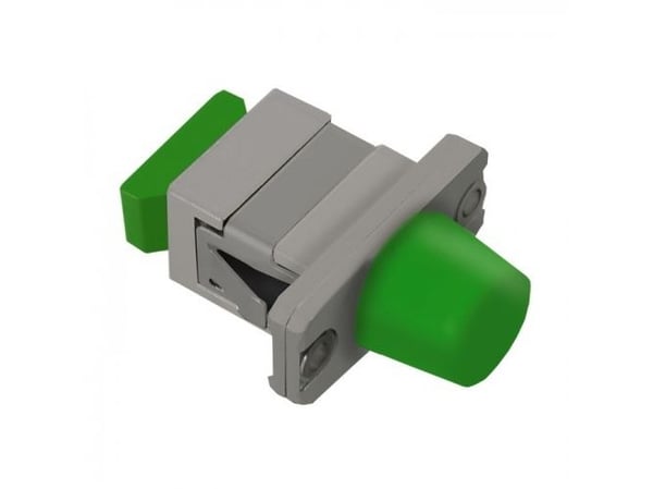 Qoltec Hybrid Simplex - Nettverkkopler - FC/APC-enkeltmodus (hunn) til SC/APC-enkeltmodus (hunn) - fiberoptisk