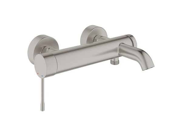 GROHE Essence, Badekar, Kran-håndtak, Metall, 1/2", Rustfritt stål