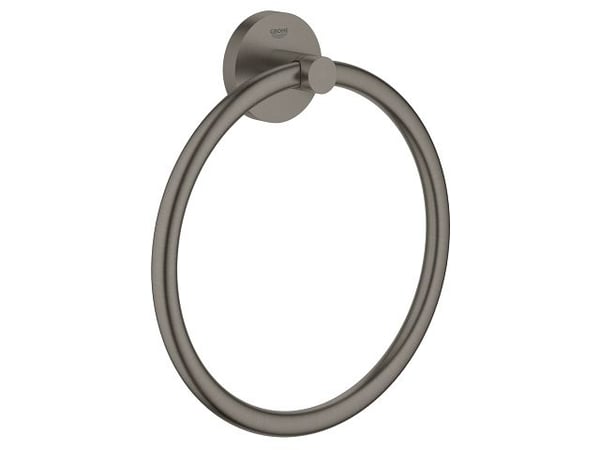 Grohe Essentials handduksring - borstad hård grafit