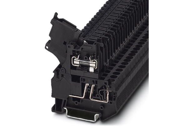 Phoenix Contact Spring terminal block with fuse 5 x 20mm 2-wire 0.08-6mm2 black ST 4-HESI (5x20) (3036369) Phoenix Contact Spring terminal block with fuse 5 x 20mm 2-wire 0.08-6mm2 black ST 4-HESI (5x20) (3036369)