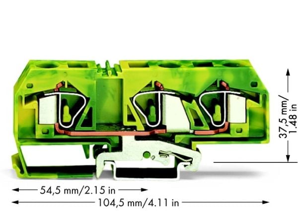 Wago 283-677, 12 mm, 104,5 mm, 37,5 mm
