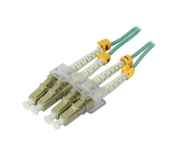 LWL fiberpatchkabel 15 m LCLC 50/125 µm OM3 AD2 mm Synergy 21