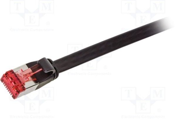 LogiLink CF2023S, 0,5 m, Cat6, U/FTP (STP), RJ-45, RJ-45, Svart