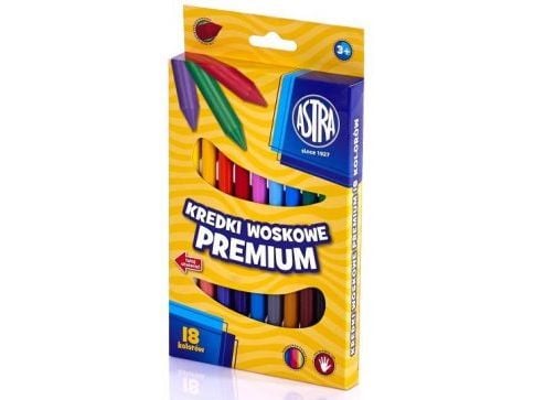 Astra Wax värikyniä 18 väriä Jumbo Vision