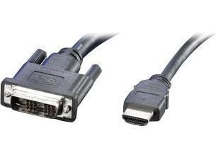 ROLINE 11.04.5552, 5 m, DVI-D, HDMI, Hanstik, Hanstik, Musta