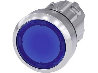 Siemens 3SU10510AA500AA0 3SU1051-0AA50-0AA0 Kevyt painekosketin Naksahdus (Ø x H) 29,5 mm x 29,5 mm IP66, IP67, IP69/IP69K 1 kpl 1 kpl