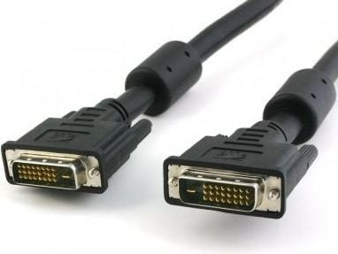 Techly 5m DVI-D, 5 m, DVI-D, DVI-D, urosliitin, urosliitin, musta
