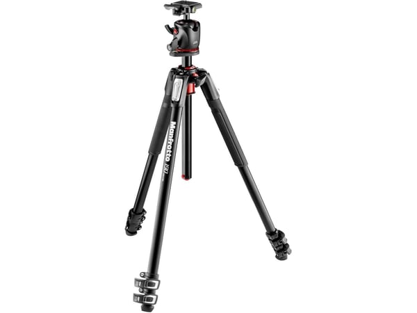 Manfrotto 190 Series MK190XPRO3-BHQ2 - Tripod - med Manfrotto MHXPRO-BHQ2