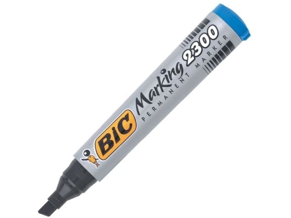 Bic marker permanent 2300 sininen taltta kärki